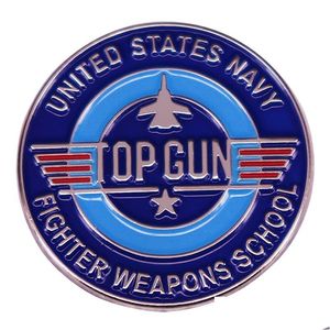 Accessoires de dessin animé Film d'action classique Top Gun Émail Pin Badge Sac à dos Décoration Bijoux Drop Livraison Bébé Enfants Maternité Produit Dhirb