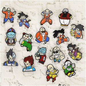 Accessoires de dessin animé Films d'anime mignons Jeux Épingles en émail dur Collecter Broche en métal Sac à dos Chapeau Sac Collier Badges de revers Femmes Mode J Dhmec