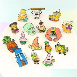 Accessoires de dessin animé Mignon Muscar Français Fries Broche Broches en émail Broches en métal pour hommes Femmes Badge Pins Metalicos Brosche 16 couleurs Otbne