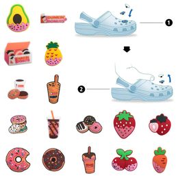 Accessoires de dessin animé Motif Charme de chaussure pour sabot Jibbitz Diapositives à bulles Sandales Pvc Décorations Cadeau d'anniversaire de Noël Party Favors D Otjig