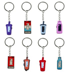 Cartoon Accessories Prime Bottle Keychain Keyring for Classroom School Day Birthday Party Supplies Gift Kechechains Boys Pendants Kids F Ottix