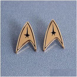 Cartoon Accessoires Star Trek Starfleet Emaille Broche Pins Badge Revers Legering Metaal Mode-sieraden Geschenken Drop Levering Baby Kids Mat Dh86G