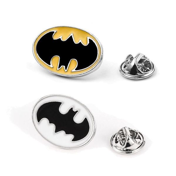 Accesorios de dibujos animados Super Hero Logo Pin Licas Películas Pins de esmalte duro Collect Metal Broche Back Sombra Bolsa Bolsa de la solapa DH6U9