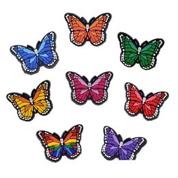 Cartoon Accessoires En Gros Insecte Colorf Papillons Jibbitz Pour Clog Pvc Charmes De Chaussures Boucles De Mode En Caoutchouc Souple Drop Delivery Ba Dhpi9
