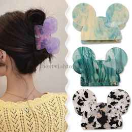 Cartoon Acetate Hair Claw para mujeres chicas Capas populares Capas de princesa Cangrejo Corte de cabello Accesorios para el cabello