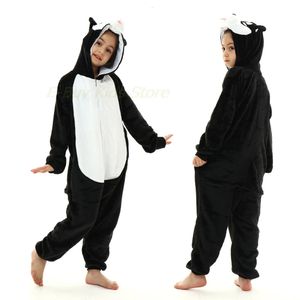 Dessin animé animal renard panda loup Kigurumi pyjamas pour garçons bébé enfants Onesie Homewears enfants fille licorne Pijamas vêtements de nuit Pjs 231219