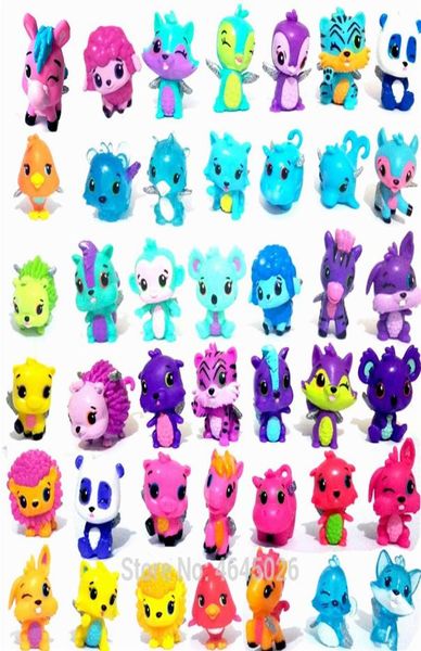 Cartoon Animal Horse Haying Model Miniature PVC Figures d'action Mini Pet Shop Figurines Collectibles Dolls Kids Toys LJ2009245279244