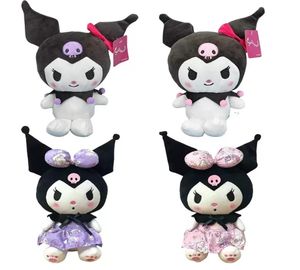 Dessin animé anime 25cm kuromi peluche toys poupée lolita princesse robe mélodie mignon petit diable ragdoll Doll4630147