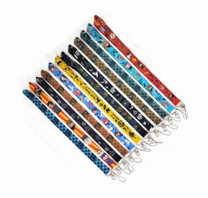 Cartoon anime lanyards sleutelhang ketting nek riem sleutels camera id kaart kaarten mobiele telefoon strings hanger party cadeau gunsten accessorie kleine groothandel