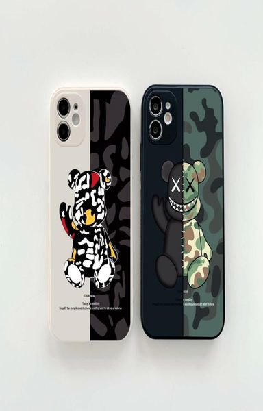 Funda de teléfono violenta del ejército de dibujos animados para iPhone 6s Plus 11 8 13 XR SE2 12 Max Mini Pro X 6 XS 72846837