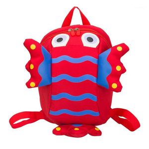 Mochila con arnés de seguridad para bebé de dibujos animados, bolso antipérdida para niños, mochila escolar con correa de hombro ajustable con cerradura, bolsas P1