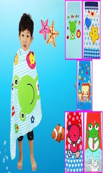 Cartoon Baignon serviette de plage de plage Enfants en microfibre tissu 60120cm 24039039 47039039 Belle abeille ours star3397404