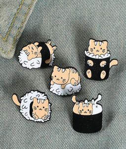Cartoon deken kattenmodel kraagbroches schattige dierenbeker legering paint pins voor unisex cowboy rugzak rok anti -licht buckle badg3233632