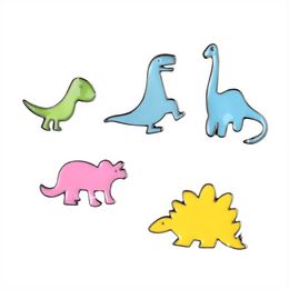 Cartoon Candy Color Dinosaur Broche Pins Rapel Pin Badge Kids Fashion Jewelry Will en Sandy