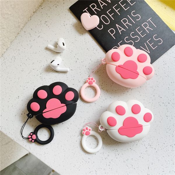 Cartoon Candy Design Fundas de Airpods de silicona para Airpod Pro 3 Air Pods Funda para niños Niñas Mujeres Auriculares divertidos Kawaii Ipod Accesorios Llavero