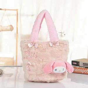 Dessin animé lapin sac à main en peluche sacs à dos animaux en peluche poupées filles sac de maquillage jouets en peluche 3 Styles