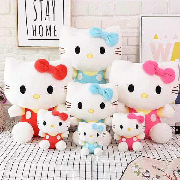 Cartoon Cat Doll Toy Jouet mignon petit chat pour enfants poupée poupée en tissu de tissu poupée