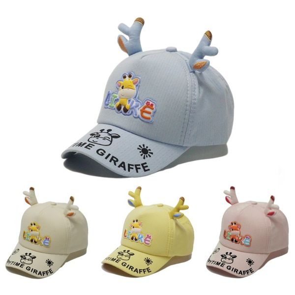 Casquette de baseball pour enfants de dessin animé Chapeau de soleil pour enfants Divers modèles d'animation réglables pour bébé de 2 à 6 ans DHL