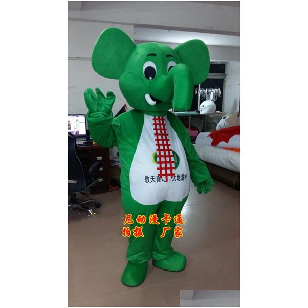 Ropa de dibujos animados Elefante y Piggie Disfraz de mascota Adt Personaje Traje Traje Hilarante Graduación Graduación Fiesta Drop Entrega Bebé Niños OTG4H