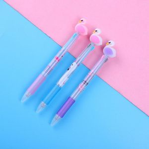 Dessin animé créatif multicolore stylo à bille 3 couleurs coloré mignon Super étudiant cadeau prix 1 stylo