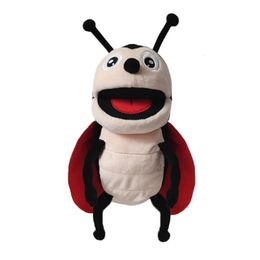 Cartoon schattige insecten serie pluche speelgoed handpop plezier kinderjongen bedtijd verhaal vertellen handpopspeeltjes de mond kan verplaatsen 240328