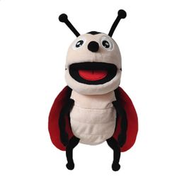 Cartoon Schattig Insect Serie Knuffel Handpop Leuk Kinderen Voor het slapengaan Verhalen Handpop Speelgoed De mond kan bewegen 240127