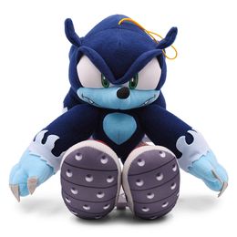 Cartoon Donkerblauw Knuffel Anime Geel Blauw weervarken Knuffels Speelgoed Zachte knuffels Egelpop Peluche Cadeau voor kinderen Meisje Jongens Premiumkwaliteit