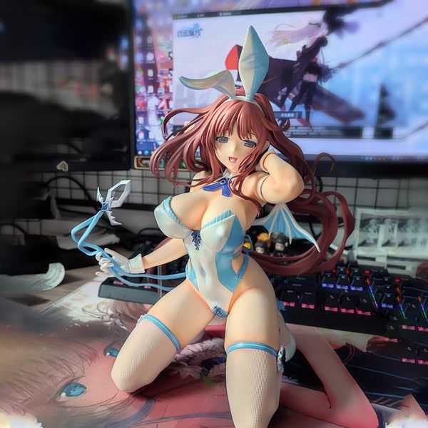 Figuras de dibujos animados 28cm nativo Maria Onee-chan Sexy lindo desnudo chica conejito modelo Anime acción Hentai figura adultos colección juguetes muñeca regalos