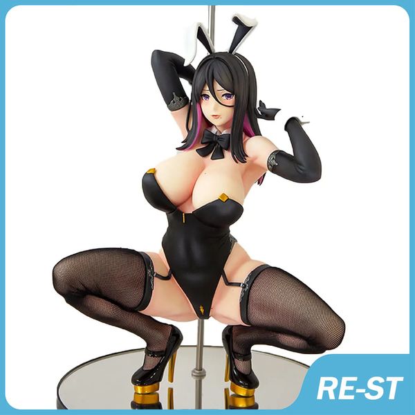 Figurines de dessin animé 34 cm natif japonais fille Anime Figure Momose Shino Pole Dance Bunny Girl Ver. Pvc Action Figure Collection Modèle Jouets