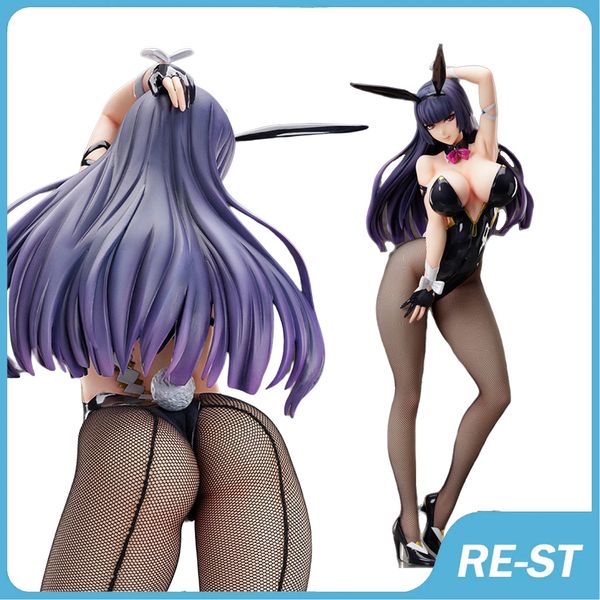 Figuras de dibujos animados 46 cm Native Hinasawa Tomoka No Zettai Joousei Hinasawa Tomoka Bunny PVC Sexy Girl Anime Figura de acción Hentai Modelo Juguete adulto