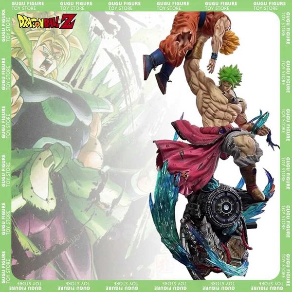 Figurines de dessin animé Broli Vs Goku figure Anime figure Broli figure Pvc Gk statue poupée modèle collection bureau jouets cadeaux de Noël 240311