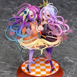 Cartoon Figuren Japanse Anime GEEN GAME GEEN LEVEN Anime Figuren Chevy DoraShiro Pvc Action Figure Tafel Ornamenten Standbeeld Model Speelgoed