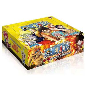 Cartoon Figures One Piece Luffy Zoro Sanji Nami Paper Card Letters Games Children Anime Peripheral Collection Kid's Gift Playing Card Toy T230301