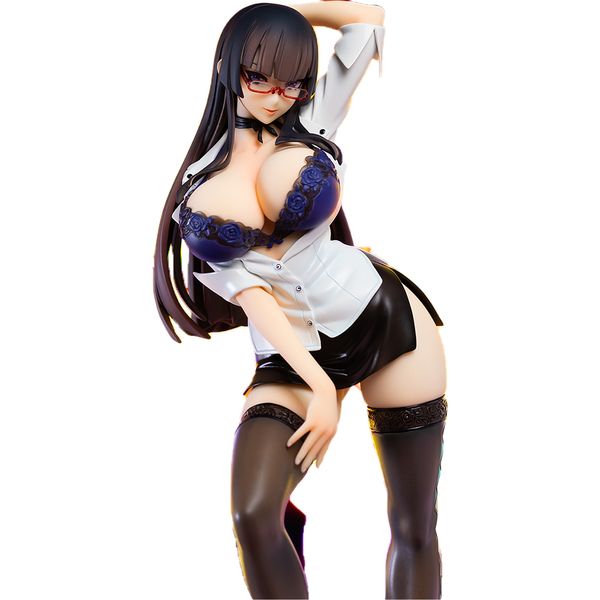 ¡Figuras de dibujos animados SkyTube figura de Anime japonés de pecho grande Hot Teacher Ver! Ayame Pvc Figura de acción Juguetes para adultos Colección Modelo Muñecas