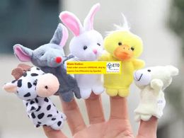 Cartoon vinger poppenspel speelgoed vinger poppen dierpop baby poppen voor kinderen sprookje vingerspeeltjes poppen