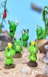 Cartoon Frog Miniature Ornament Figurine Doll Toy Kids Gift Moss Terrario Terrario Landscape Accesorios Fairy Garden Diy Dollhuose 8274461