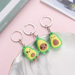 Cartoon Fruit Keychain Avocado ANANAPLE ANANAPLE WATERMELON KEY PENHENDER KINDEREN RACKACK TAG Key Cute Chain Doll Accessoires
