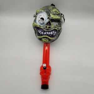 Máscara de gas máscara de dibujos animados Bong Shisha Acrílico Tubería de fumar Hookah Tubos Tubos Humo Accesorio Skull Bongs En stock