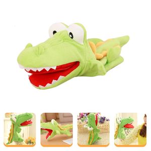 Cartoon Hand Puppet Pp Cotton Alligator Hand Puppet Animal Toy 240328