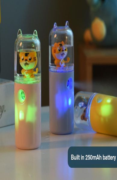 Cartoon Hydrating Instrument Creative mignon Pet Face Steamer USB Charge Handheld Doll Instrument Spray Beauty1438540