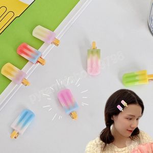 Cartoon Ice Cream Barrettes Kinderen Girls Sweet Hairpins Fashion Headbands Haaraccessoires Haarclips voor kinderhoofdtooi