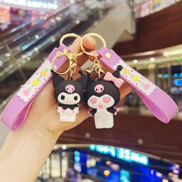 Cartoon Kuromi Doll Pendant Doll Little Doll Keychain Keychain Cute Couple School Bag Pendant