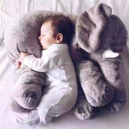 Dessin animé grand éléphant en peluche jouet enfants dormir dos coussin en peluche éléphant poupée bébé poupée cadeau d'anniversaire pour Kids246c