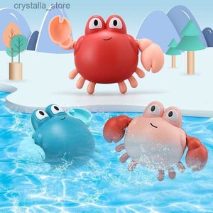 Dessin animé petit crabe bébé bain jouet liquidation horloge jouets pour tout-petit enfants salle de bain plage natation douche baignoire jouets L230518