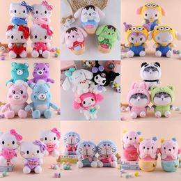 Cartoon Love Dolphin Panda Paar schattige pluche poppen speelgoedpop boetiek grijp machinegreep cadeau