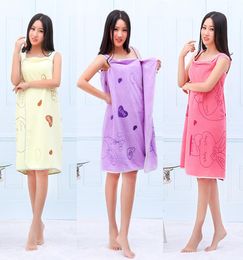 Cartoon Magic Bath Towels Lady Girls Spa Shower Points portables Microfibre Absorbant Fast Drying Body Wrap Robe Beach Vobes To6154986