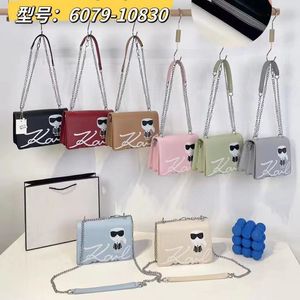 Cartoon Messenger Bag Fashion Chain Small Square Bags Sacs à main de couleur unie