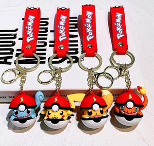 Cartoon Movie personnage Silicon Pendant Jewelry Key Chain Chain Backpack Ornement Car Key Ring Gifts 230326