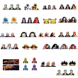 Cartoon Movie Stickers 500 Desgins Aanpassen 3D Motion Jujutsu Kaisen Dbzed Demon Slayer Waterdichte Auto Wall Art Drop Levering Speelgoed Gi Dh0Ie