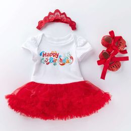 Cartoon Newborn Jumpsuit Crown Letter